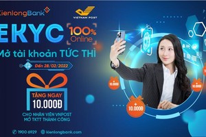 EKYC 100% online - Mở tài khoản tức thì tại Kienlongbank