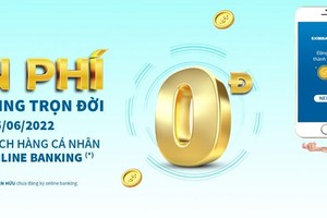 Eximbank miễn phí Online Banking trọn đời