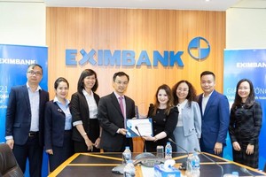 Eximbank nhận giải thưởng chất lượng thanh toán quốc tế xuất sắc do JP Morgan trao tặng