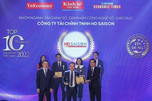 Dịch vụ tài chính tiêu dùng của HD SAISON được tôn vinh là Dịch vụ Tin Dùng Việt Nam