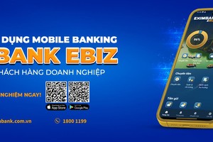 Eximbank ra mắt ứng dụng Mobile Banking Eximbank EBiz dành cho doanh nghiệp
