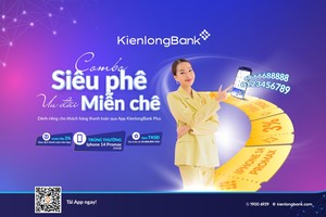 Rinh ưu đãi kép khi giao dịch trên ứng dụng KienlongBank Plus