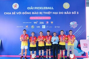 Giải Pickleball - Chia sẻ với đồng bào bị thiệt hại do bão số 3