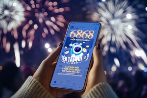 Cùng với những khoản lì xì thiết thực, ACB gửi đến khách hàng lời chúc đại ”cash” đại lộc. Ảnh: ACB