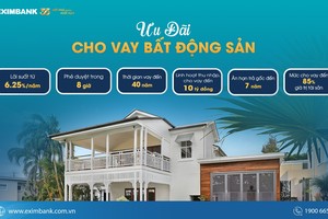 Mức lãi suất vay mua nhà tại Eximbank chỉ từ 6,25%/năm