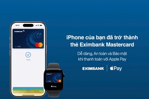 Thanh toán Apple Pay cùng Eximbank Mastercard dễ dàng, an toàn và bảo mật