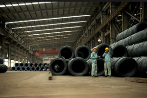 Sản lượng xuất khẩu thép xây dựng Hòa Phát tăng mạnh trong tháng 2