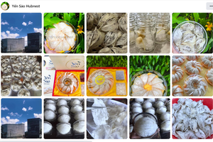 Hình ảnh từ facebook Yến sào Hubnest