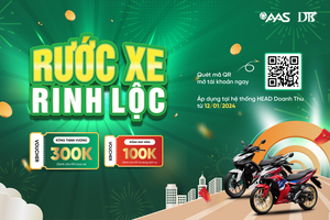 Chứng khoán Smart Invest (AAS) lì xì khách hàng đầu năm với chương trình "Rước xe rinh lộc", tổng giá trị 1 tỷ đồng