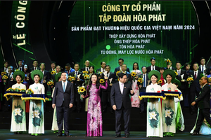 Hòa Phát được vinh danh Thương hiệu quốc gia lần thứ 7 liên tiếp