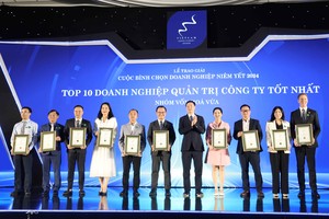 Top 10 doanh nghiệp được vinh danh Quản trị công ty tốt nhất thuộc nhóm vốn hóa lớn 