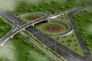 Phối cảnh dự án đường vành đai phía Tây TP Thanh Hóa