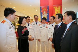 Các đại biểu dự Đại hội XII của Đảng. Ảnh: ĐCSVN