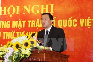 Phó Chủ tịch Ủy ban Trung ương Mặt trận Tổ quốc Việt Nam Nguyễn Văn Pha. (Ảnh: Nguyễn Dân/TTXVN)
