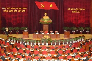 Khai mạc Hội nghị Ban Chấp hành Trung ương Đảng Cộng sản Việt Nam lần thứ hai, khóa XII. (Ảnh: Thống Nhất/TTXVN)