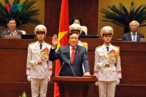 Chánh án TANDTC Nguyễn Hòa Bình tuyên thệ nhậm chức