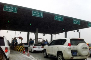 Trạm thu phí BOT Pháp Vân - Cầu Giẽ. (Ảnh: Internet)