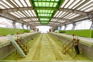 Những hình ảnh đầu tiên về nhà ga đường sắt trên cao ở Hà Nội