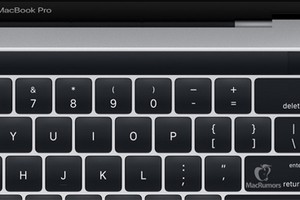 Màn hình OLED thay thế các phím chức năng cũ.