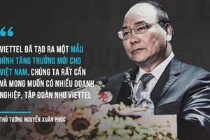 Thủ tướng Nguyễn Xuân Phúc: "Viettel phải bảo vệ thương hiệu của mình như bảo vệ tài sản của quốc gia"
