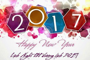 Lịch nghỉ giao dịch chứng khoán dịp tết dương lịch 2017