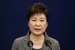 Tổng thống Hàn Quốc Park Geun-hye. Ảnh: Reuters