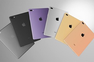 Ý tưởng iPad Pro mới với camera kép.