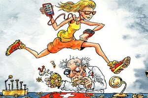 Các nhà sản xuất Thụy Sĩ gặp khó khăn khi giới trẻ thay đổi quan niệm về chiếc đồng hồ. Ảnh minh họa: The Economist