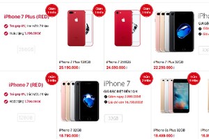 Giá iPhone chính hãng tại các hệ thống lớn đồng loạt giảm tới hàng triệu đồng.