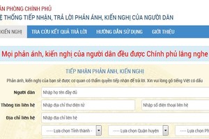 Chính phủ muốn nghe người dân góp ý.
