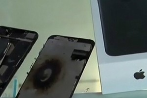 iPhone 7 mới bị nổ ở Trung Quốc trong khi sạc pin.