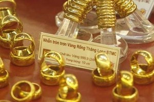 Sáng 8/4, giá vàng trong nước giảm sâu