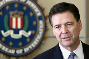 Giám đốc FBI vừa bị sa thải James Comey. Ảnh: Reuters
