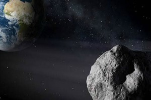 Minh họa một tiểu hành tinh gần Trái Đất. Ảnh: NASA.