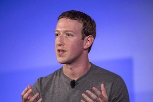 Nhà sáng lập kiêm CEO Facebook - Mark Zuckerberg. Ảnh: Bloomberg