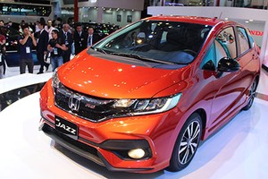 Honda Jazz sẽ phân phối tại Việt Nam từ đầu 2018 với ba phiên bản: V, VX và RS. Sáu màu lựa chọn.