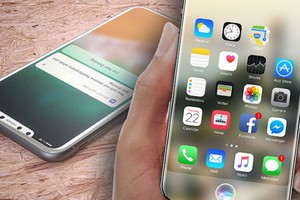 Một concept iPhone 8 với màn hình tràn viền.