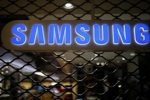 Logo trên tòa nhà của Samsung ở Seoul (Hàn Quốc). Ảnh: Reuters