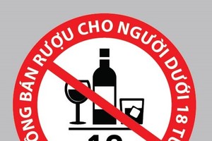 Cấm bán rượu cho người dưới 18 tuổi