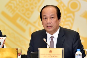 Bộ trưởng, Chủ nhiệm Văn phòng Chính phủ – Người Phát ngôn của Chính phủ Mai Tiến Dũng.