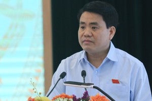 Chủ tịch UBND TP Hà Nội Nguyễn Đức Chung. Ảnh: Võ Hải.