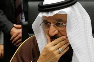 Bộ trưởng Năng lượng Saudi Arabia Khalid al-Falih tại một cuộc họp của OPEC năm 2016.