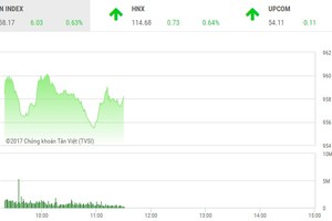 Phiên sáng 30/11: Bluechip thay nhau giữ nhịp, VN-Index tiếp tục bay cao