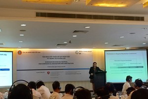 Tọa đàm giới thiệu “Sổ tay pháp luật về trọng tài và hòa giải”, nhằm cải thiện môi trường kinh doanh