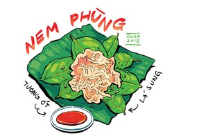 Thị trấn Phùng có một con phố cũ có vài hàng bán nem, mà ở hàng nào cũng có thể tin cậy được về độ ngon.