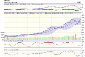 Biểu đồ kỹ thuật VN-Index. Nguồn: VCBS.