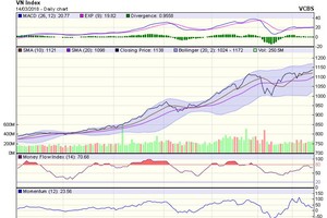 Biểu đồ kỹ thuật VN-Index. Nguồn: VCBS.