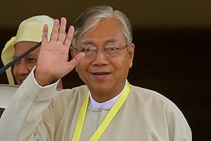 Tổng thống Myanmar U Htin Kyaw. (Nguồn: AFP).