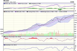 Biểu đồ kỹ thuật VN-Index. Nguồn: VCBS.