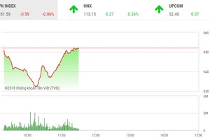 Phiên sáng 30/5: Biến động mạnh